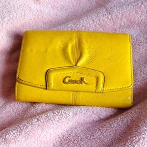 Coach trifold wallet